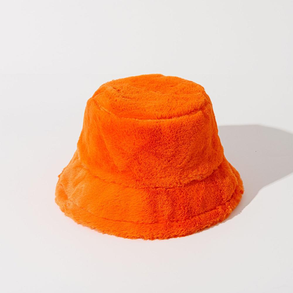 Nieuwe Winter Imitatie Konijnenbont Emmerhoed Mode Dames Dik Warm Vissershoed Effen Kleur Heren Zacht Fluweel Bontachtige Panama Hoeden