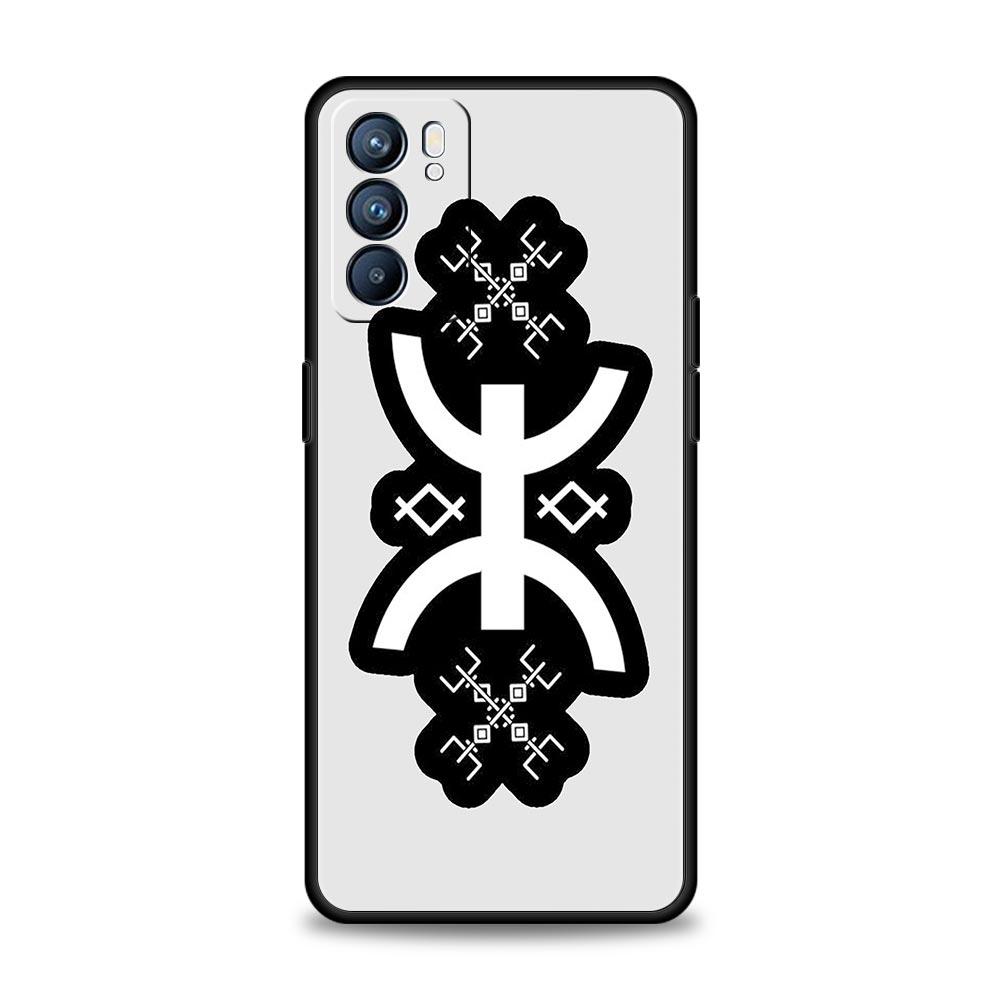 Case For Oppo Find X6 Pro X5 A54 A53 A52 A9 A15 A95 A17 A16 A76 A74 A57 A31 Reno8 Reno7 Reno6 Pro 5G Cover Amazigh Berber Flag