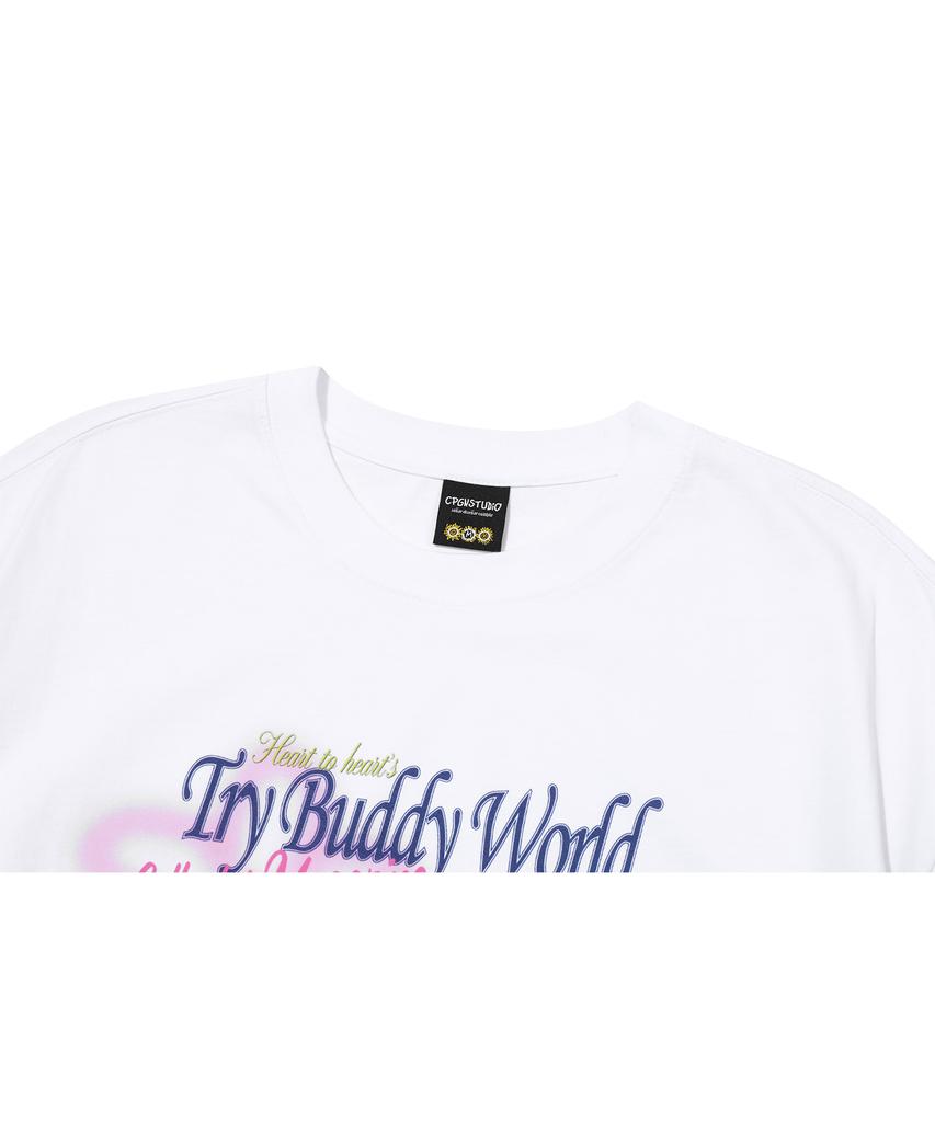 CPGN STUDIO Dtp Teddy Buddy White Short Sleeve T-Shirt