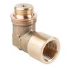 M18x1 5 Threaded Brass Sensor Adapter 90 Degree Elbow Fitting for Automotive Exhaust Applications Providing Performance