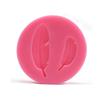 Feather Texture Printing Baking Biscuits Mold Food Grade Silicone Fondant Mould