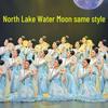 Beihu Shuiyue Classical Dance Costume: Flowing Gauze Skirt and Top for Art Exam and Performance