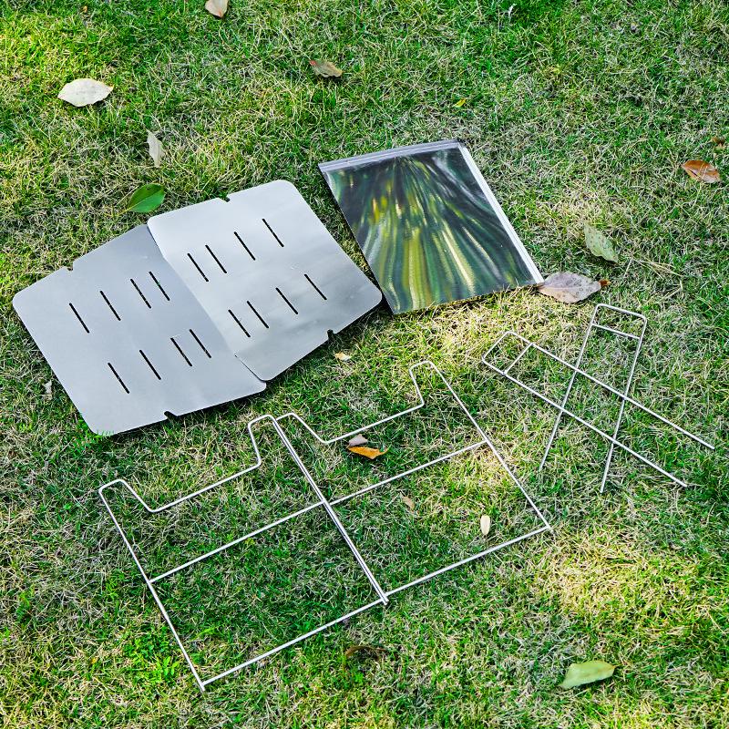 Ultra-Light Foldable Portable Barbecue Fire Pit and Stove