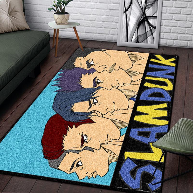 SLAM DUNK benutzerdefinierter Teppich Wohnzimmer Küchenmatte Fußmatte Yogamatte Heimdekoration Waschraum Bodenmatte Teppiche für Wohnzimmer