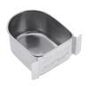 Stainless Steel Bird Cage Feeding Bowl Mess Free Parrot Feeder Accessory for Cages for Parrots and Birds