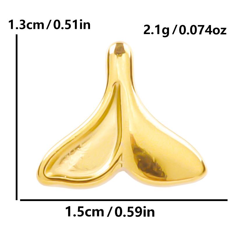 6pcs Real Gold Plated Ocean Animal Turtle Shell Conch Starfish Diy Charms For Jewelry Making Bulk Stainless Steel Charm Pendant