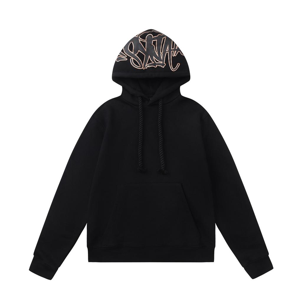 SynaWord American Trendy Brand Loose Sweater Hoodie Sweatpants Y2K Men's and Women's Hip-hop Street Couple Casual Suit