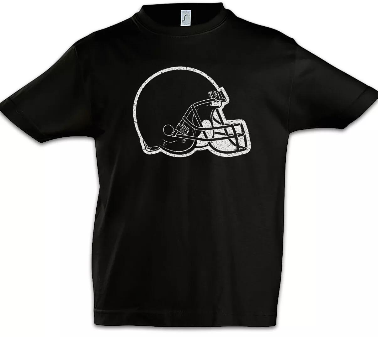 American Football Helmet Kids Boys T-Shirt Player Helmet Addiction Love Addictive- 120