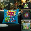 Game Bubbles B-Bobble Pillow Case Decorative Square Throw Pillow Covers Double‑Sided Print Cushion Case For Sofa Home Decor Gift