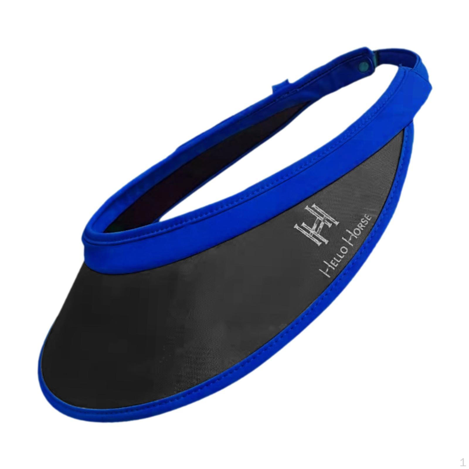 

Регулируемый солнцезащитный козырек для конного шлема, верховой езды и активного отдыха Blue Mesh