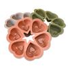 Heart Shape Silicone Cake Mold 6-Cup Non-Stick Baking Pan Soft Heat-resistant Chocolate Mold Reusable Easy Release Cake Mold for Home Kitchen DIY