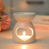 Ceramic Candle Holders Hollow Essential Oil Burners Home Burner Decor Incense Handicrafts Aroma Lamps X1R5