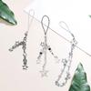 3 Pieces Butterfly and Star Charm Phone Lanyard Set Handmade Keychain Pendant Fashion Accessory for Smartphones