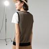 Women's Vintage Houndstooth Knitted V-Neck Sleeveless Vest