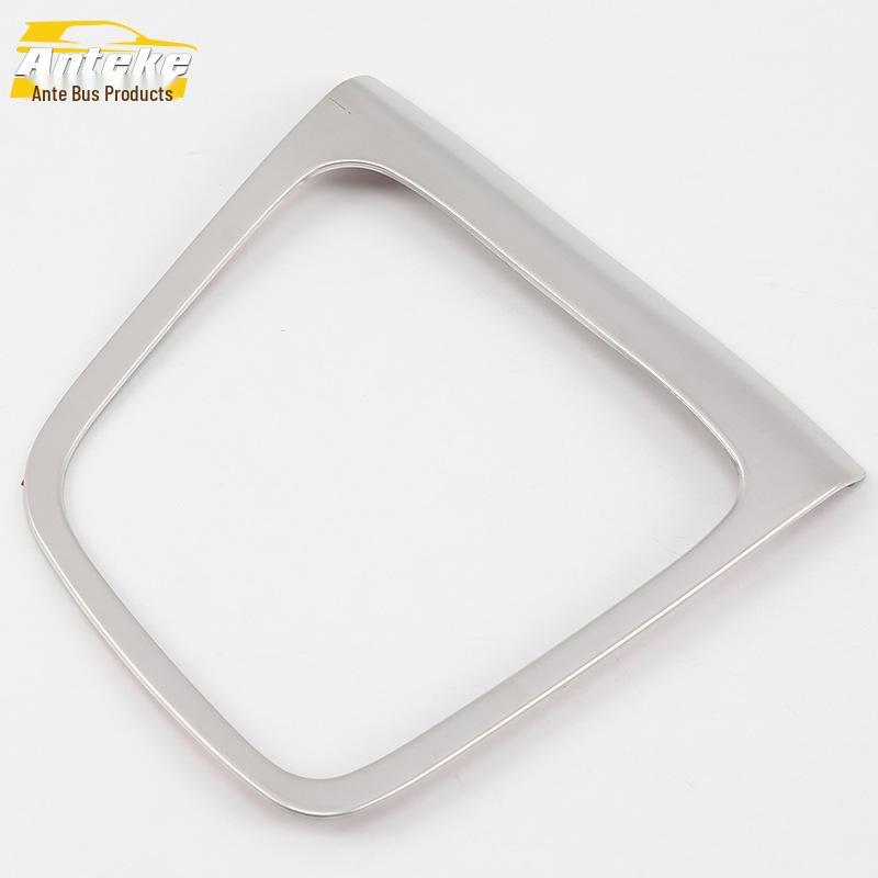 360 Stainless Steel Gear Shift Panel & Cup Holder Decor Frame for 18 Models