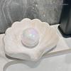 1PC Shell Shape Drain Soap Dish Holder Creative Home Soap Dishes Jewelry Boxes Modern Simple Storage Box Bathroom Accessories