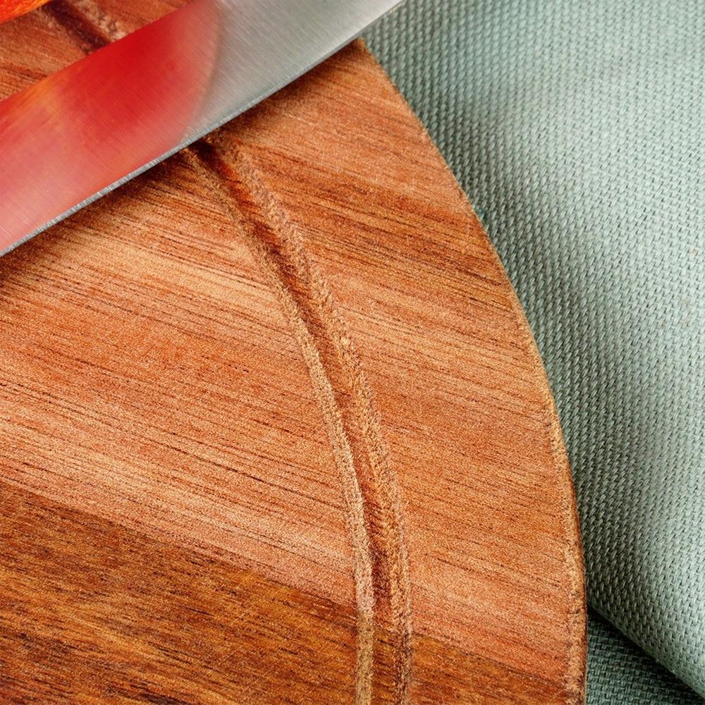 Deska Kuchenna Do Krojenia Serwowania Drewniana Okrągła Akacja 30 Cm