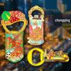 Chongqing Hongyadong Souvenir: Metal Bottle Opener & Fridge Magnet