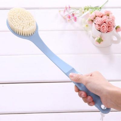 Soft Body Scrubber Shower Exfoliating Scrubs Long Handle Bath Brush Exfoliator Skin Massager Cleaning Brush Bathroom Accessories