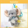 Hat Sleeping Cute Bow Cartoon Elephant Plush Toy Pendant For Decoration Bag