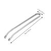 Silver Sausage Turning Tongs Stainless Steel Kitchen Tongs BBQ Grill Tongs  For Flipping Sausages