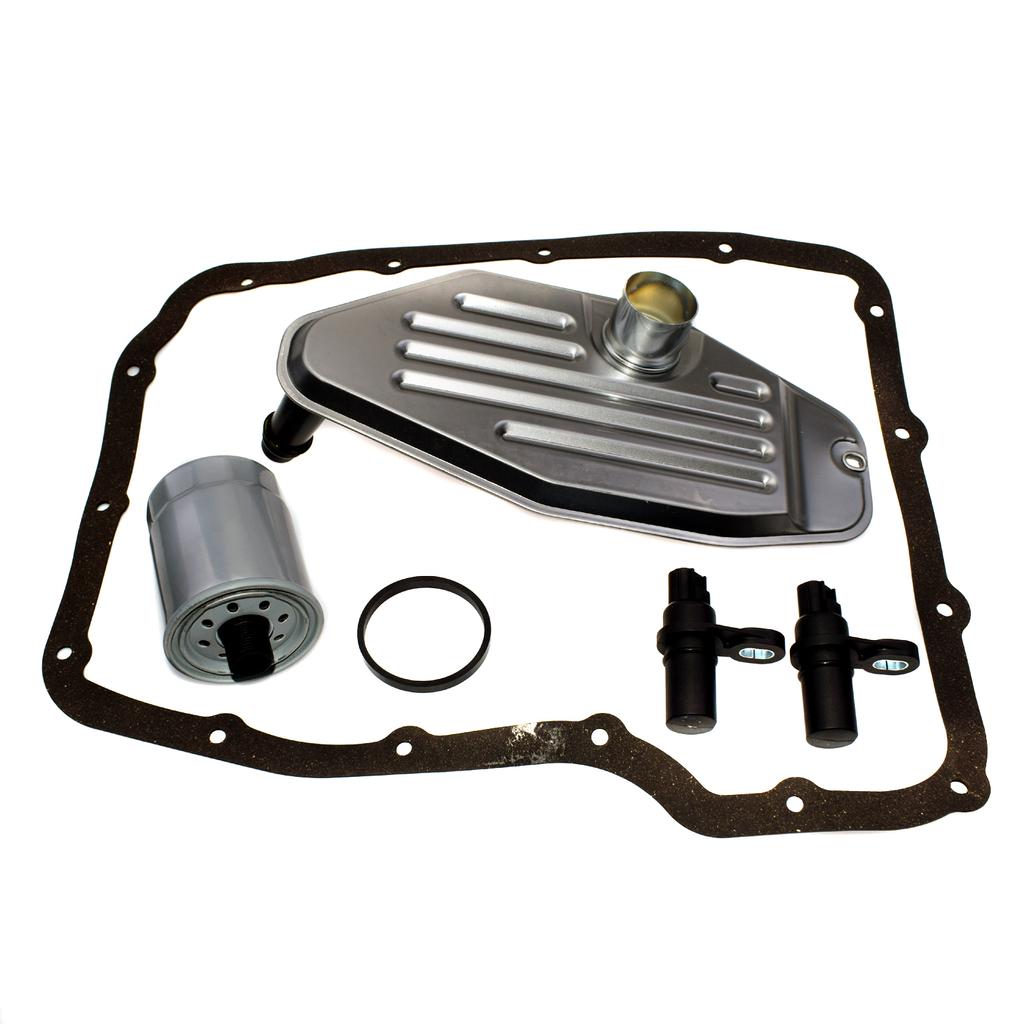 Transmission Oil Filter & Pan Gasket & Wheel / Pressure Speed Sensor Kit For Chrysler Dodge Jeep Ram Durango Grand Cherokee 4WD