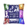 Katseye Kpop Stil Quadratische Kissenhülle Polyester Überwurf Kissen Koreanischer Stil Neuheit Kissenbezüge