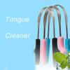 Stainless Steel Tongue Mouth Cleaner Scraper Stainless Steel For Bad Breath Cleaning Coated Tongue Oral Dental Hygiene Care Tool