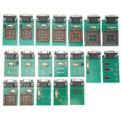 19 Pcs UPA Full Adapter Programming Eeprom Board Clip Adapter for All UPA USB Programmer