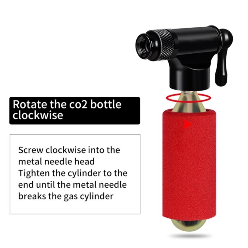 Basketball Football Cycling Accessories Bikes Tire Pump Practical Small Bicycles Pump Aluminum Alloys CO2 Inflators