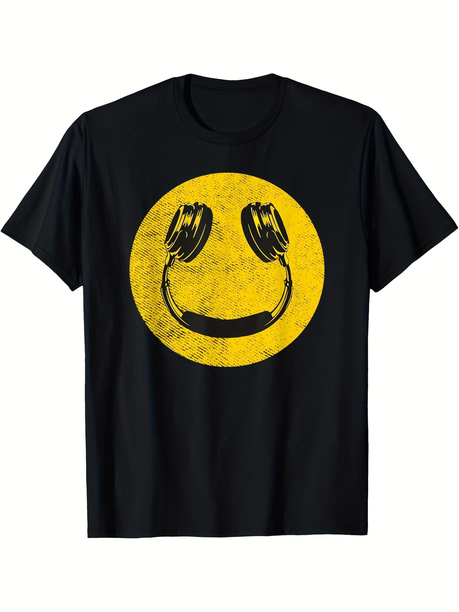 T-Shirt y2k 90s Retro Music T Black/Yellow L