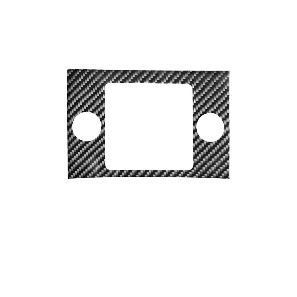 For Land Rover Discovery 4 2010-2016 Carbon Fiber Car Interior Accessories Multimedia Panel Engine Button Cover Trim Sticker