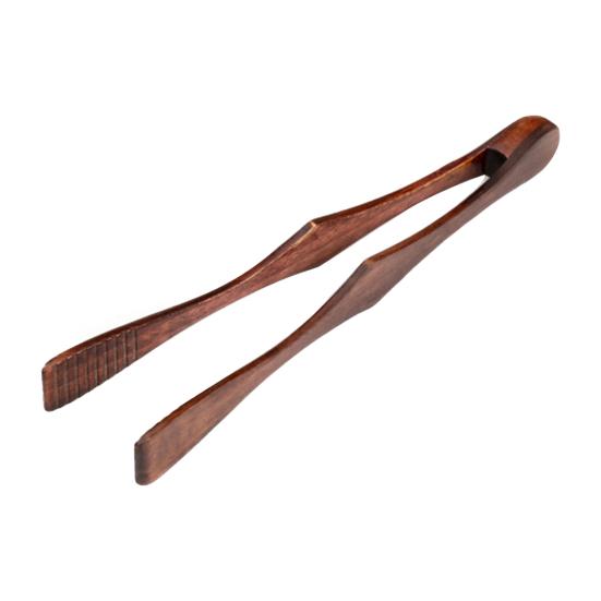 Wooden Tongs for Cooking Heat Resistant Wood Salad Servers BBQ 1pc коричневый