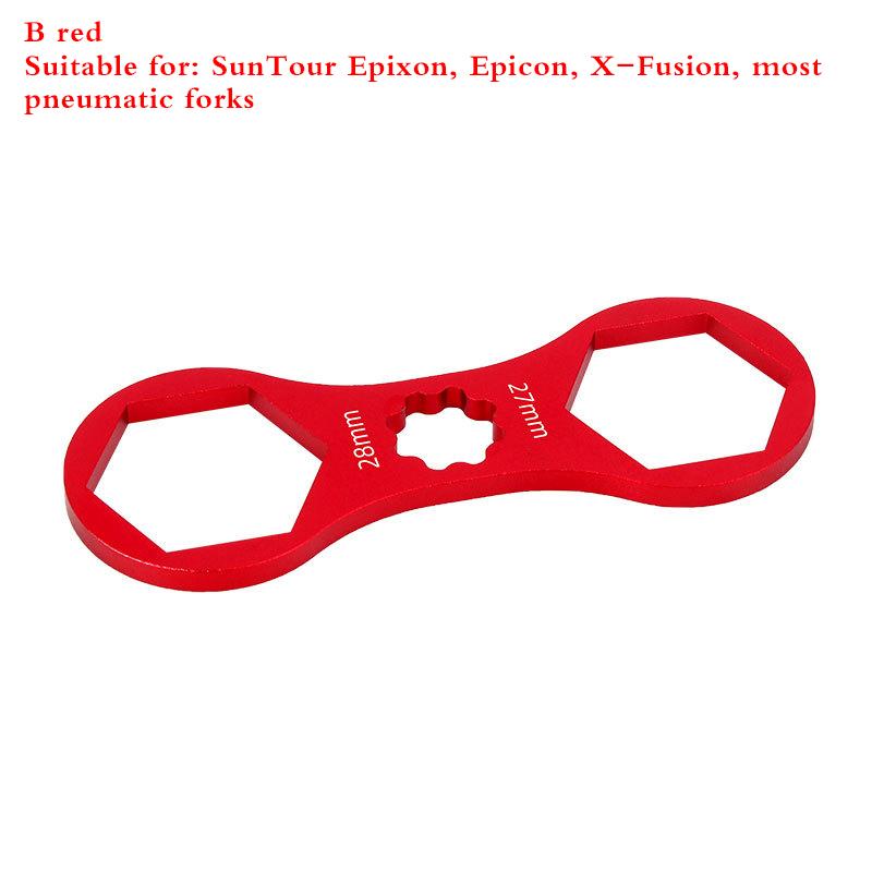 Clé à Bouchon De Fourche Vélo - Compatible Fourches XCM, XCR, XCT, RST - Outil Spécifique 99x35x4 Mm
