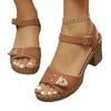 Große Chunky Plateau-Sandalen für Damen - Neuer Stil Einzehenschuhe für Strandbekleidung, Hohe Absätze