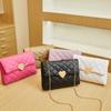 Kleine Gesteppte Ketten Schulter Crossbody Tasche