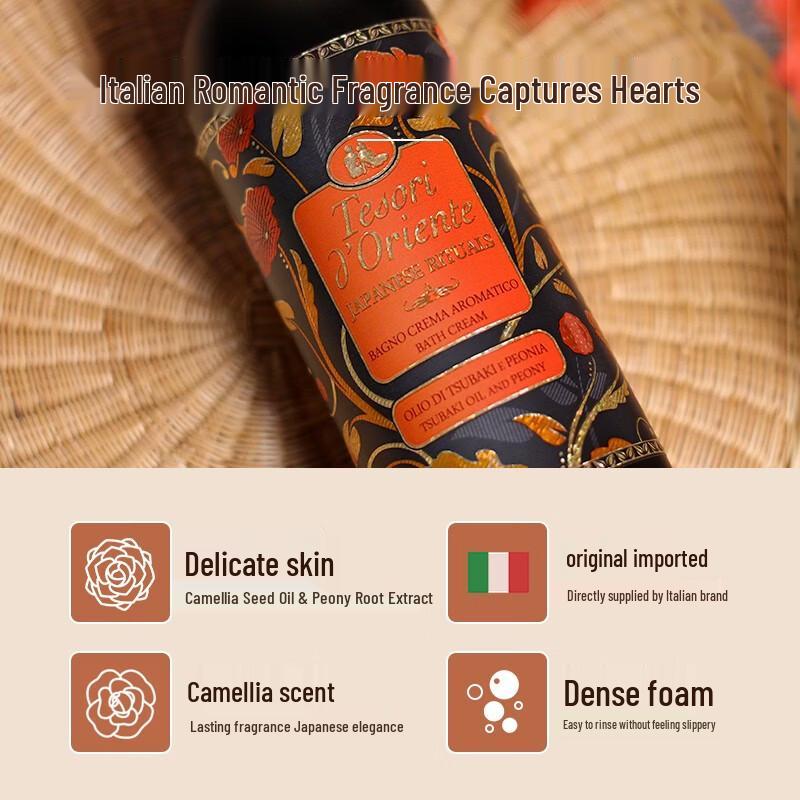 Tesori D oriente Camellia Peony Scented Shower Gel