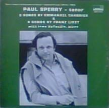 

LP Record PAUL SPERRY IRMA VALLECILLO EMMA 8 Songs By Emmanuel Chabrier 8 So ORS75174 Orion 1975 US Classical Used