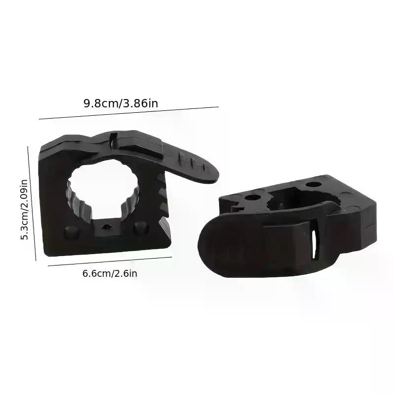 2/4pcs Quick Fist Clamp For Mounting Tools Equipment Rubber Clamp Ideal For Offroad Vehicles, ATV, UTV, Truck Part Accessories