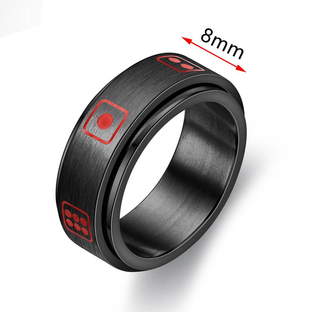 Anxiety Ring Figet Spinner Rings For Women & Men Stainless Steel Rotate Freely Spinning Anti Stress Accessories Jewelry Gifts