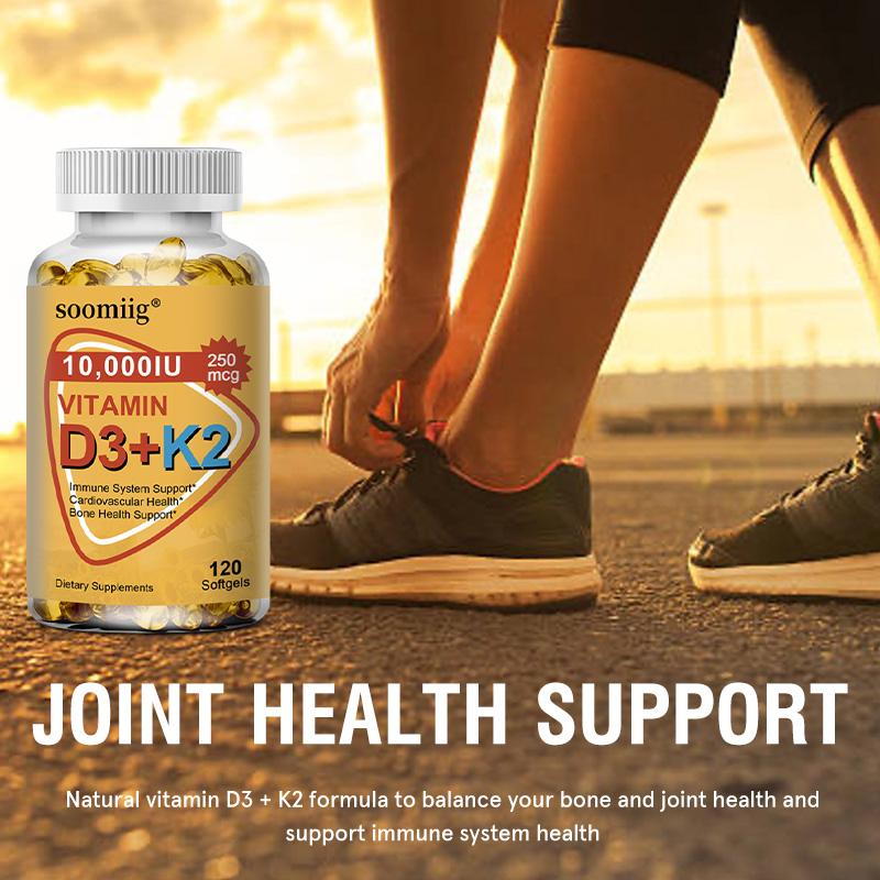 Vitamine D3+K2, calcium, poivre noir 120 Gélules