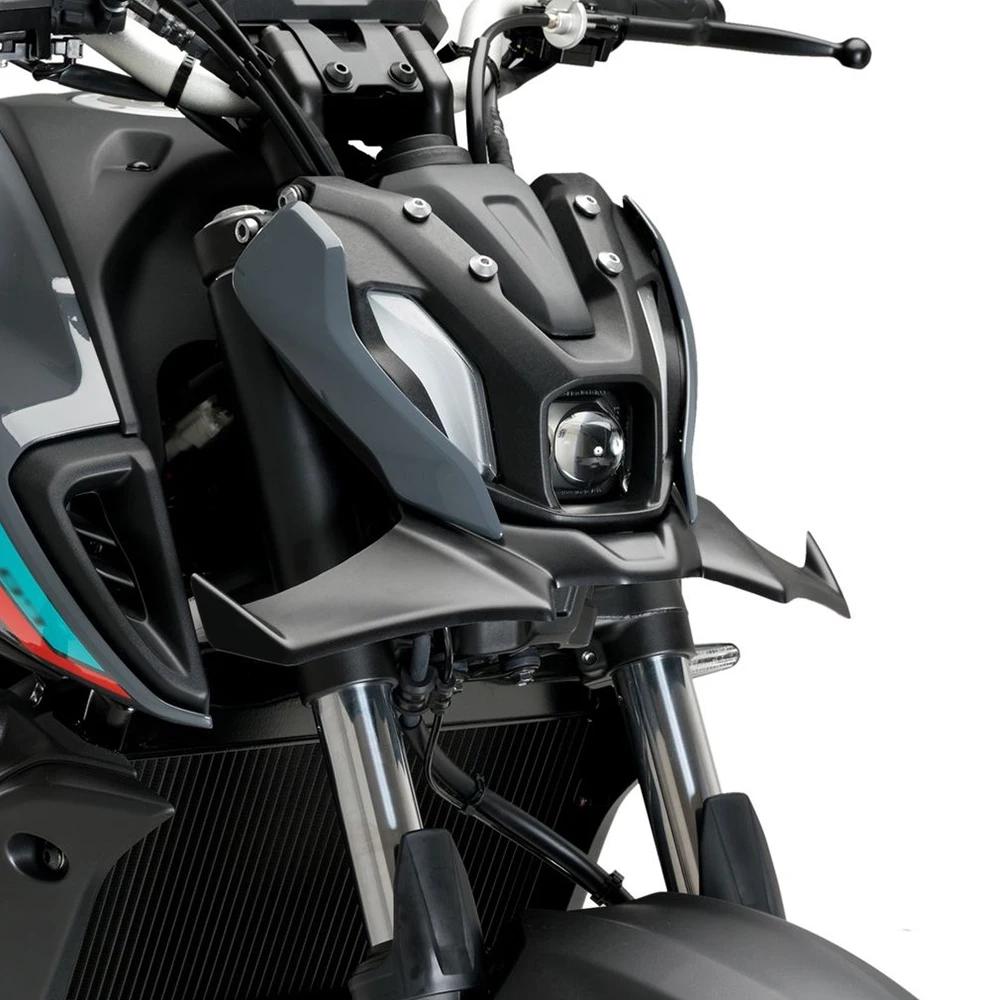 For MT-07 SP MT07 2021-2024Motorcycle Accessories Sport Mt07 Downforce Naked Forntal Spoilers Aerodynamic Wing Deflector