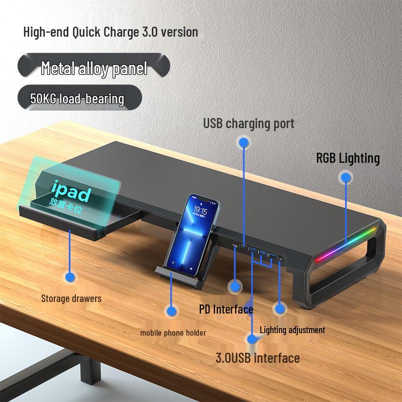 Cooler Master Ice Zun T1 Multifunctional Foldable Monitor Stand