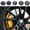 4Pcs 70mm Wheel Hub Center Cover Sticker. Suitable for BMW 5/7/8 Series and M Models, Aluminum Alloy Hub Badge Patch Accessories
