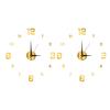 Luminous Arabic Numerals Clock Modern Design Battery Powered Silent Decorative 3D DIY Wall Clock for Living Room
