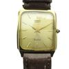 SEIKO Dolce Quartz Watch with Leather Gold Watch 5931-5550 Strap, Color, Men's (GY18 /MQ)