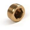 20pcs Brass Pipe Plug 1/8" 1/4" 3/8" 1/2" NPT Plug Internal Hex Thread Socket Fitting Assortment Kit