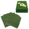 6 Pack Chicken Nesting Pads, Washable Thicken Artificia Grass Nesting Box Liners Reusable Hens Bedding Artificial Grass Rug Carpet Fake Synthetic Turf