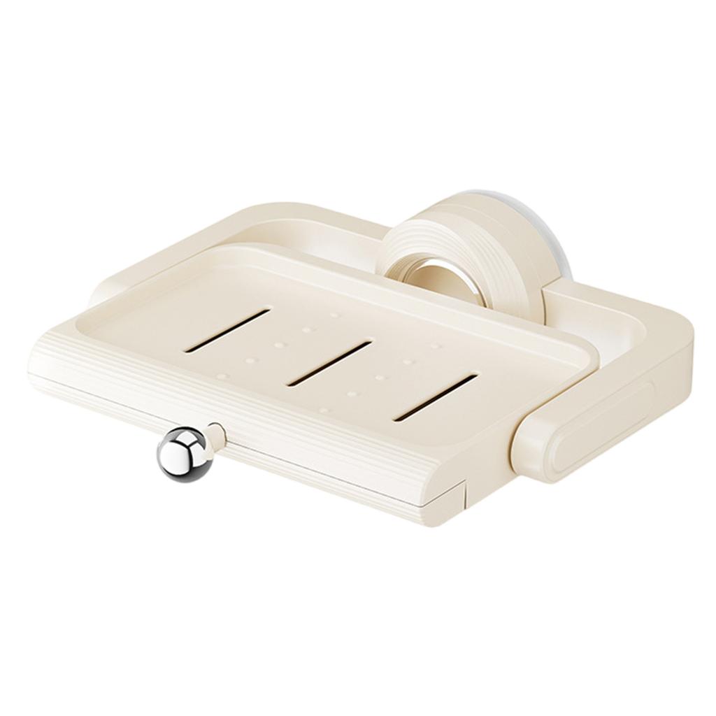 Practical Secure Suction Wall Soap Holders Space Saving Designs Bathroom Accessory Easy Installation Household Use