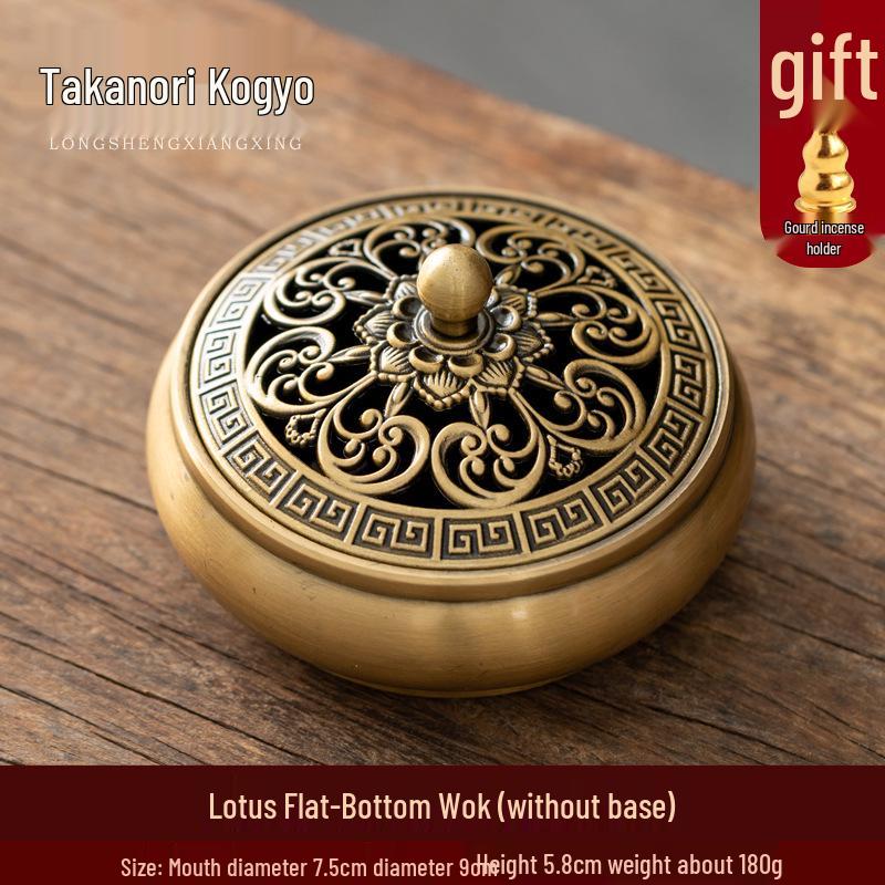 Antique Bronze Incense Burner for Indoor Use - Three-Legged Chinese Zen Aloeswood & Sandalwood Burner for Tea Ceremony & Aromatherapy.